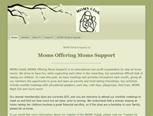 Tablet Screenshot of momsclubaugusta.org
